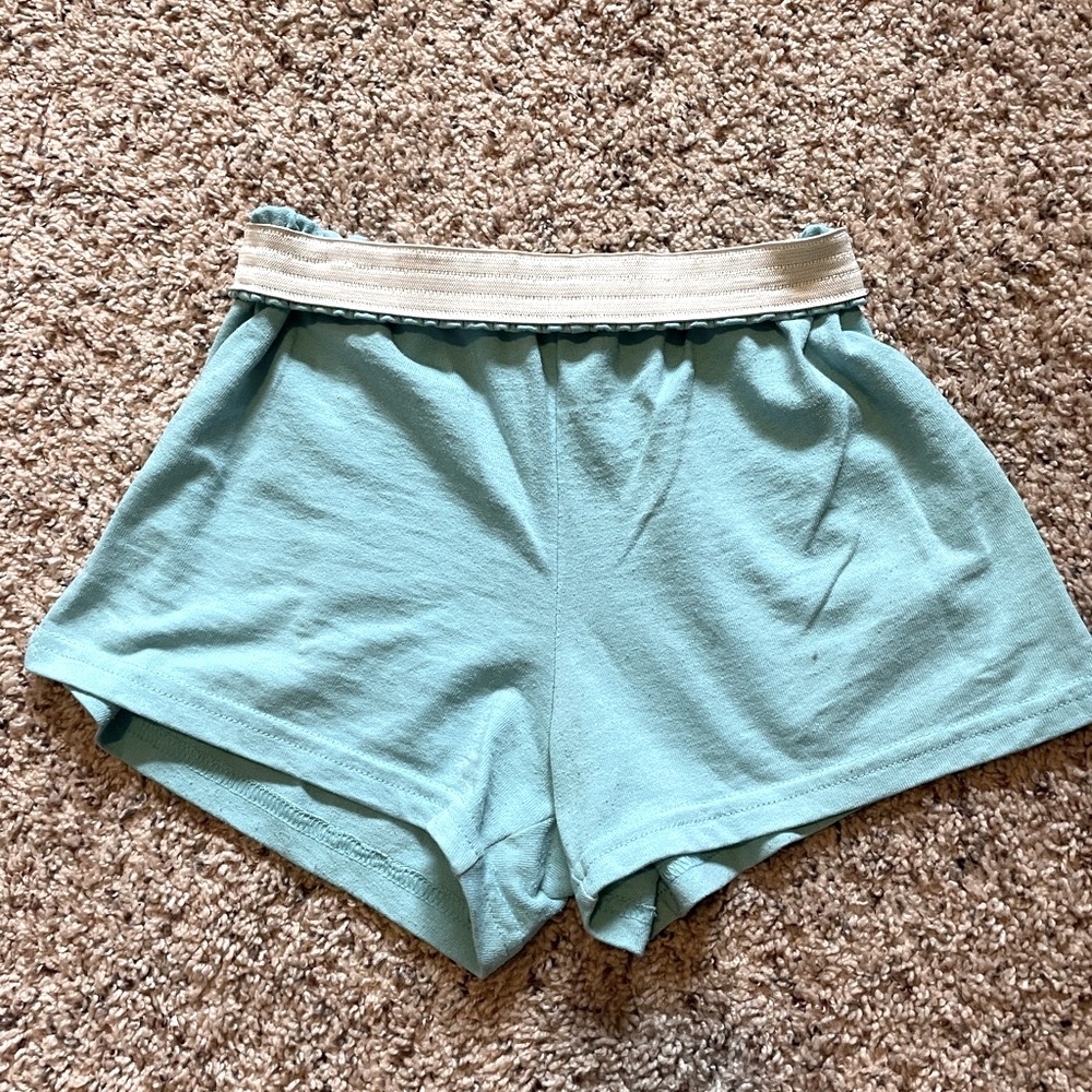 Girls soffe shorts blue